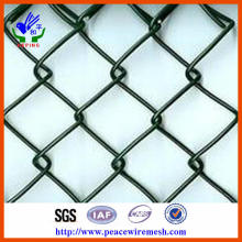 Electro Galvanized Chain Link Fence Diamond Wire Mesh ou Rhombic Wire Mesh (CLF007)